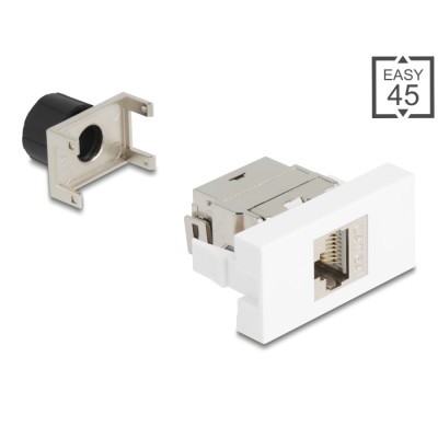 Delock Easy 45 Module RJ45 jack to LSA Cat.6A 180° toolfree