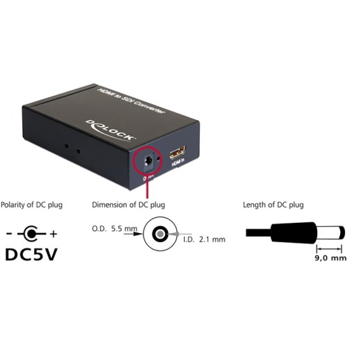 Delock Converter HDMI to 3G-SDI