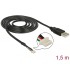 Delock Connection Cable USB 2.0 Type-A male  5 pin camera plug V5 V51 1.5 m