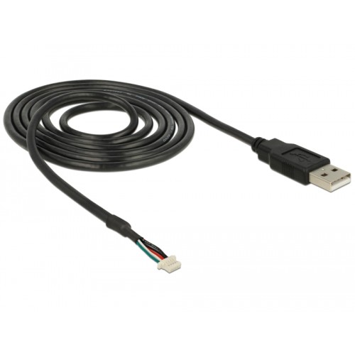 Delock Connection Cable USB 2.0 Type-A male  5 pin camera plug V5 V51 1.5 m