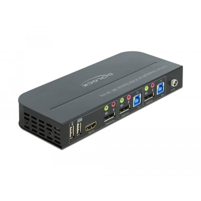 Delock DisplayPort 1.4 KVM Switch 8K 30 Hz with USB 3.0 and Audio 2