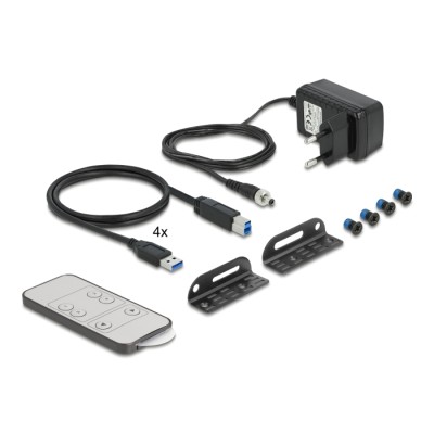 Delock HDMI KVM Switch 4K 60 Hz with USB 3.0 and Audio 2