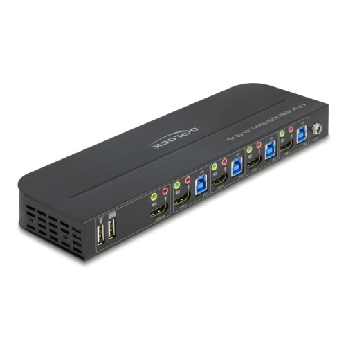 Delock HDMI KVM Switch 4K 60 Hz with USB 3.0 and Audio