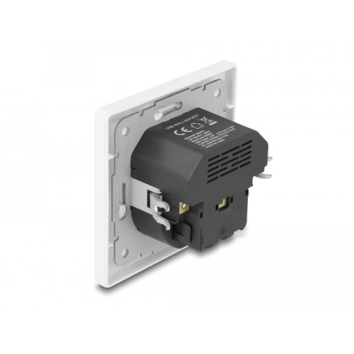 Delock Wall Socket with two USB Charging Ports 3.4 A, 1 x USB Type-A and 1 x USB Type-C™