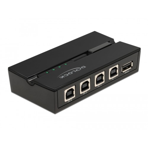 Delock USB 2.0 Switch 4 PC to 1 device