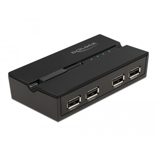 Delock USB 2.0 Switch 4 PC to 4 devices