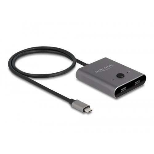 Delock USB 10 Gbps USB Type-C™ Switch 2 to 1 bidirectional 8K