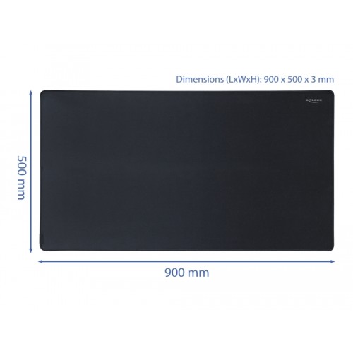 Delock Gaming Mouse Pad 900 x 500 mm - water-repellent