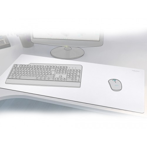 Delock Mouse Pad 900 x 500 x 2 mm white