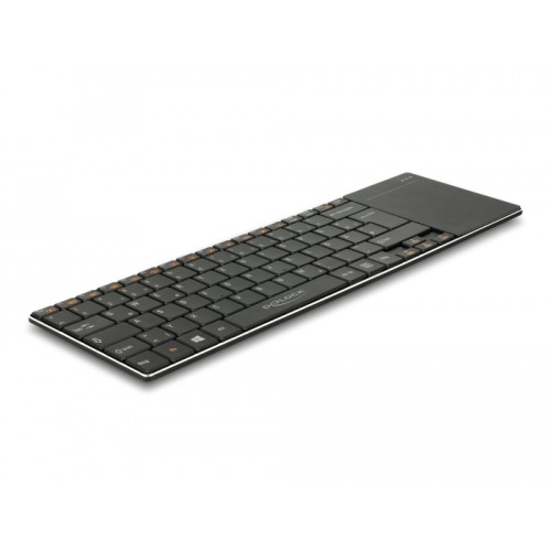 Delock Wireless Keyboard for Smart TV and Windows PC with Touchpad 6 mm flat