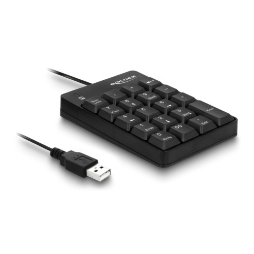 Delock USB Number Pad 19 keys black