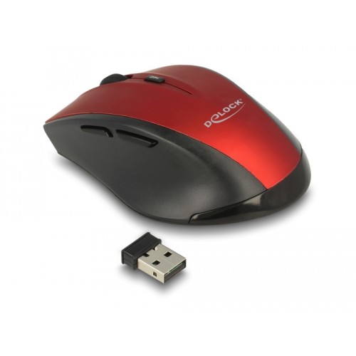 Delock Ergonomic optical 5-button mouse 2.4 GHz wireless