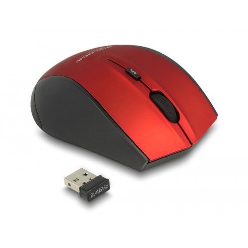 Delock Ergonomic optical 5-button mouse 2.4 GHz wireless
