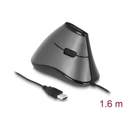 Delock Ergonomic optical 5-button USB mouse