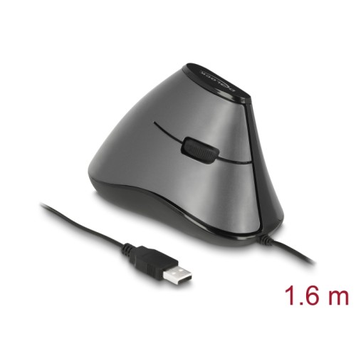Delock Ergonomic optical 5-button USB mouse