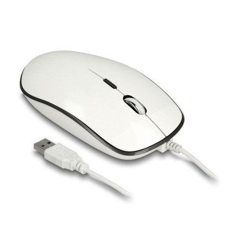 Delock Optical 4-button USB Type-A + USB Type-C™ Desktop Mouse