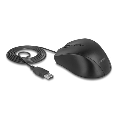 Delock Egonomic optical 5-button USB mouse - left handers 2