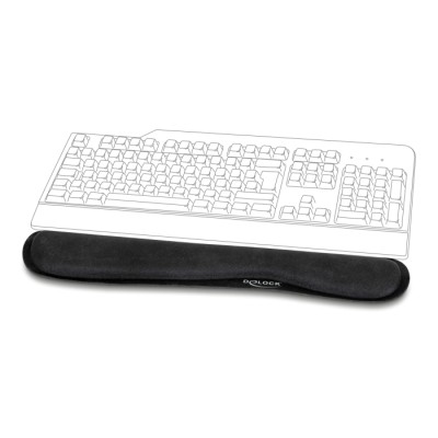 Delock Wrist Rest for Keybord / Laptop black
