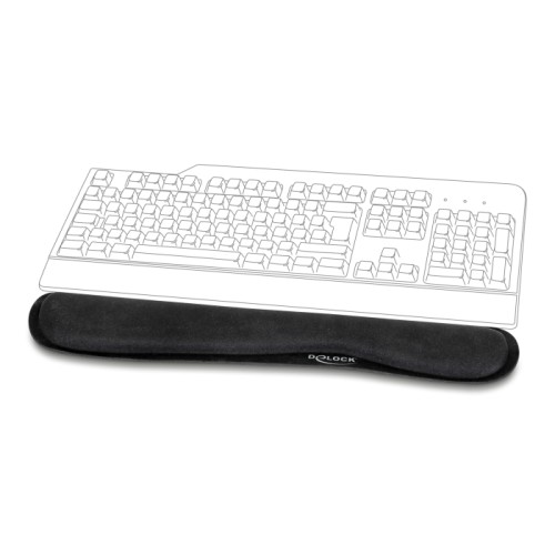 Delock Wrist Rest for Keybord / Laptop black