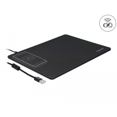 Delock USB Mouse Pad with Wireless Charging function