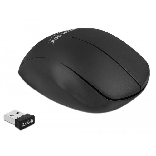 Delock Ergonomic USB Mouse - wireless