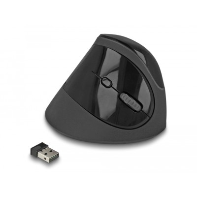 Delock Ergonomic USB Mouse vertical - wireless