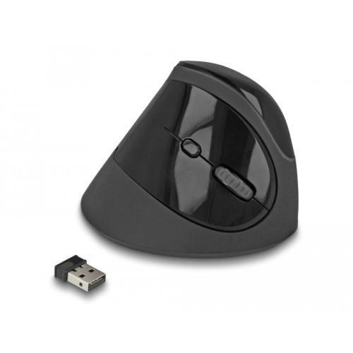 Delock Ergonomic USB Mouse vertical - wireless