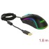 Delock Optical 7-button USB Gaming Mouse - right hander
