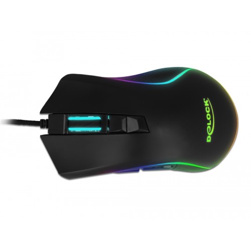 Delock Optical 7-button USB Gaming Mouse - right hander