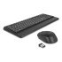 Delock USB Keyboard and Mouse Set 2.4 GHz wireless black (Wrist Rest)