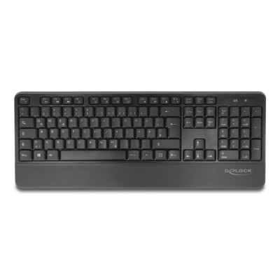 Delock USB Keyboard and Mouse Set 2.4 GHz wireless black (Wrist Rest) 2