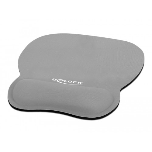 Delock Ergonomic Mouse pad with Wrist Rest grey 245 x 206 mm