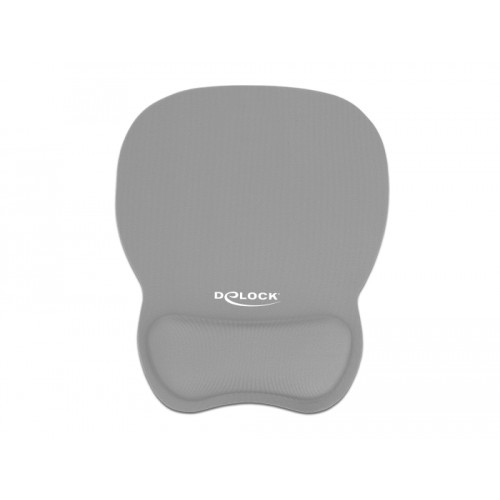 Delock Ergonomic Mouse pad with Wrist Rest grey 245 x 206 mm