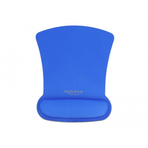 Delock Ergonomic Mouse pad with Wrist Rest blue 255 x 207 mm