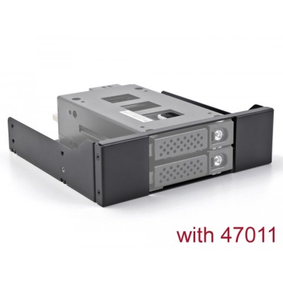 5.25″ Metal Installation Frame for Delock Mobile Rack 47011 / 47019 / 47126 2