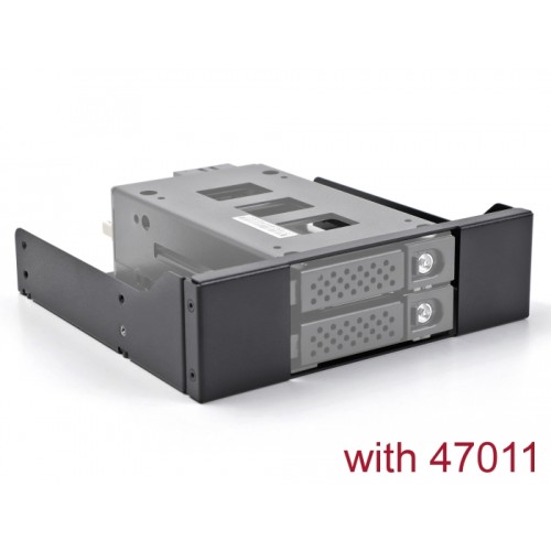 5.25″ Metal Installation Frame for Delock Mobile Rack 47011 / 47019 / 47126