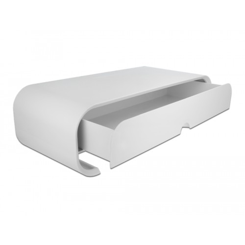 Delock Monitor Stand with Drawer white