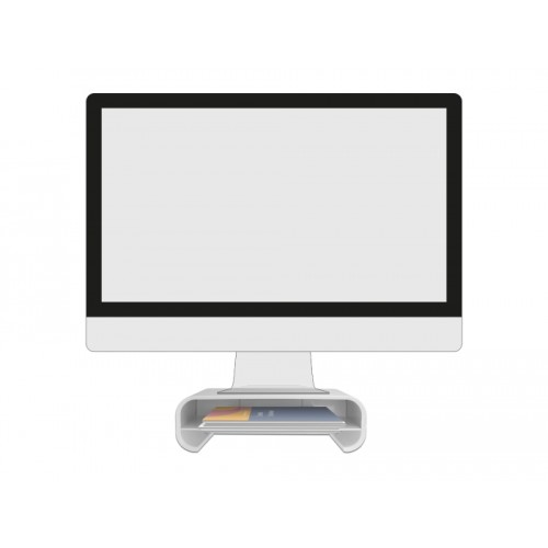 Delock Monitor Stand with Drawer white