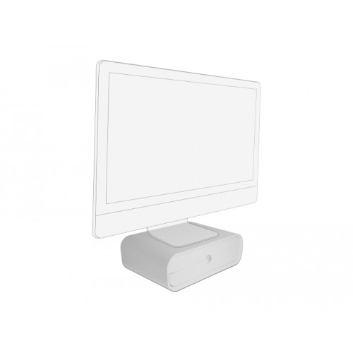 Delock Monitor Stand with two Drawers white