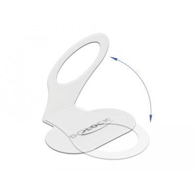 Delock Mobile Phone Charging Holder for Power Socket white 2