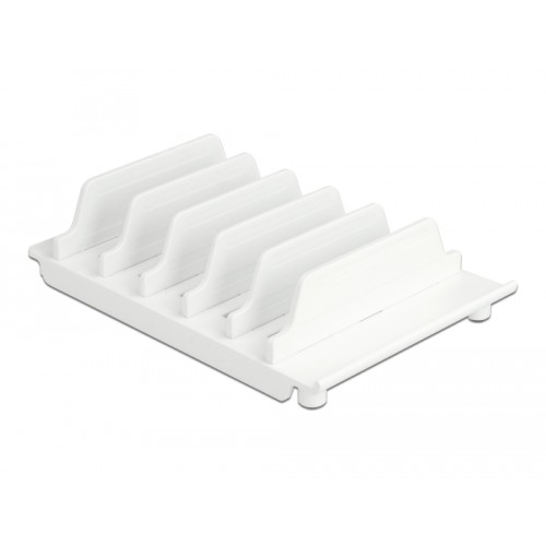Delock Device stand for 6 tablets or smartphones white