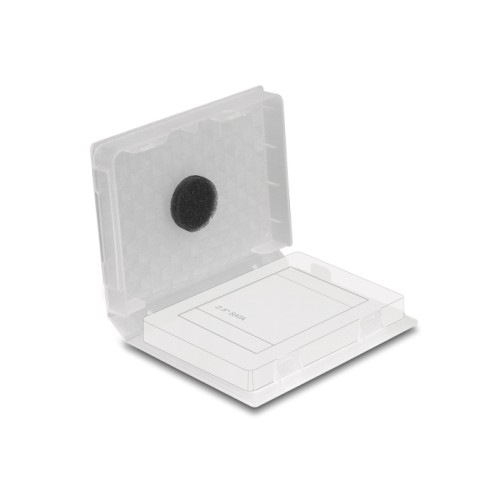 Delock Protection Box for 2.5″ HDD / SSD transparent