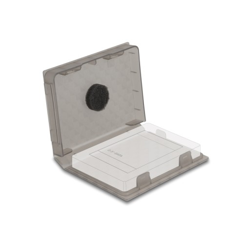 Delock Protection Box for 2.5″ HDD / SSD grey