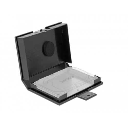 Delock Protection Box for 3.5″ HDD black