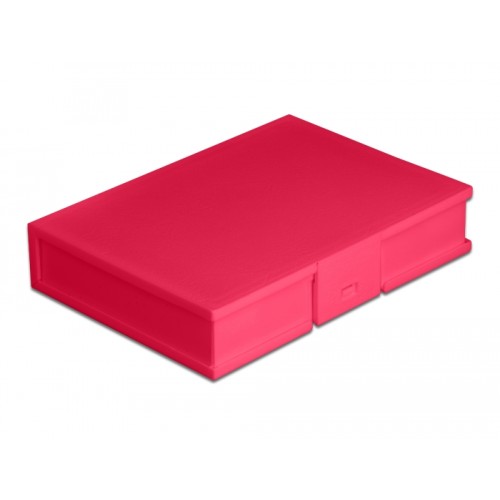 Delock Protection Box for 3.5″ HDD red