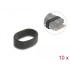 Delock Rubber Ring for Mounting of M.2 SSD and Heat Sink black 10 pieces