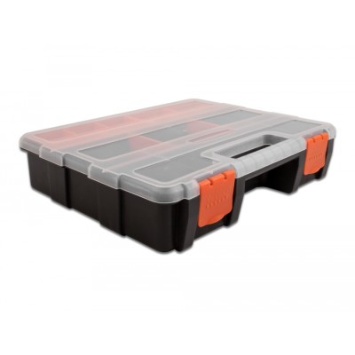 Delock Sorting box with 21 compartments 290 x 220 x 60 mm orange / black 2