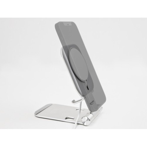 Delock Smartphone Stand adjustable for MagSafe aluminium