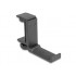 Delock Headphone Holder adjustable for desk mounting aluminium black