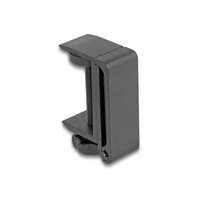 Delock Headphone Holder adjustable for desk mounting aluminium black 2